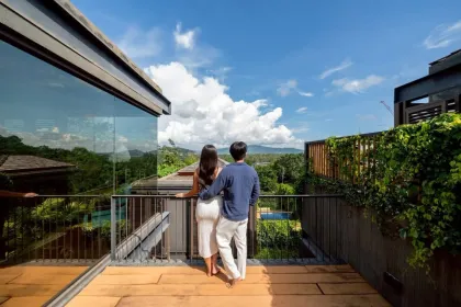 Villa duplex de luxe 1 chambre avec piscine privée à louer à Layan