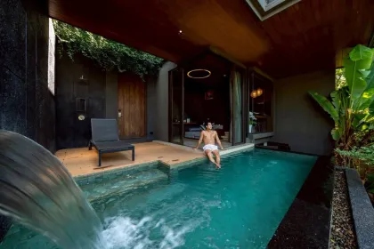 Villa duplex de luxe 1 chambre avec piscine privée à louer à Layan