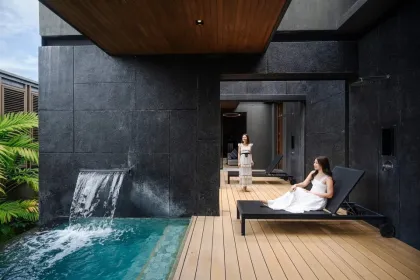 Villa duplex de luxe 1 chambre avec piscine privée à louer à Layan