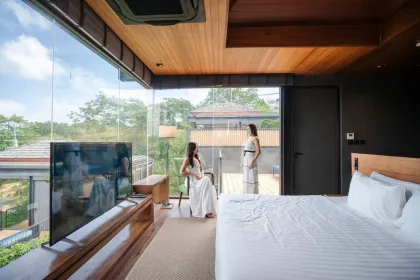 Villa duplex de luxe 1 chambre avec piscine privée à louer à Layan
