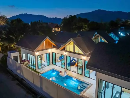 Luxus 3-Zimmer Privatpool-Villa zur Miete in Rawai