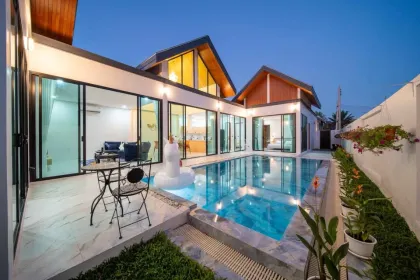 Luxus 3-Zimmer Privatpool-Villa zur Miete in Rawai