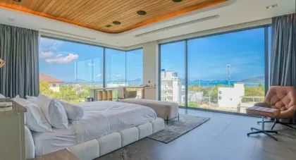 เพนท์เฮาส์วิวทะเล 2 ห้องนอนให้เช่าในราไวย์