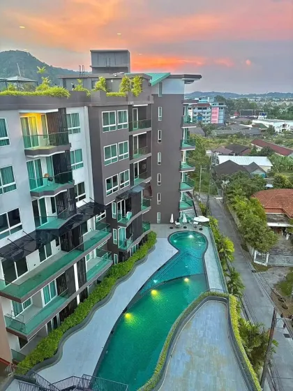 1-комнатная квартира с видом на бассейн в The City Phuket Condo