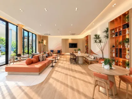 Apartamento moderno de 2 habitaciones con vista a la piscina en D Condo Reef Kathu