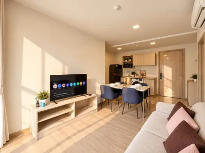 Apartamento moderno de 2 habitaciones con vista a la piscina en D Condo Reef Kathu