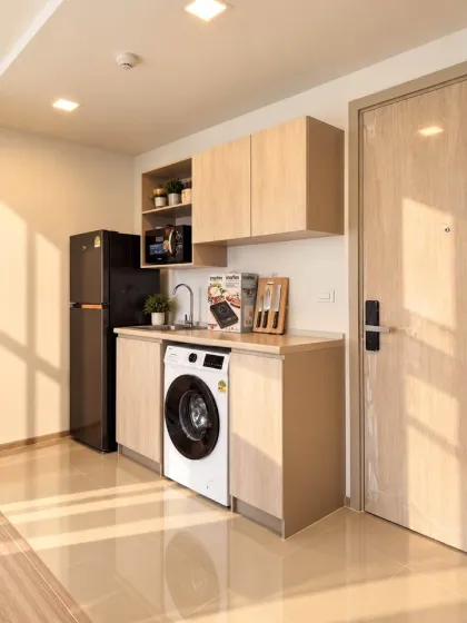 Apartamento moderno de 2 habitaciones con vista a la piscina en D Condo Reef Kathu