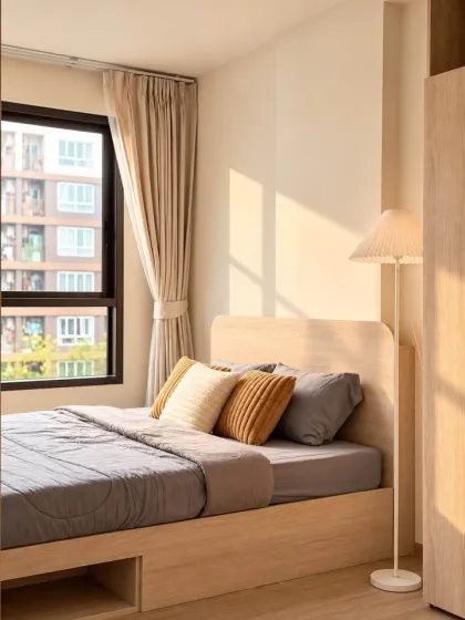 Apartamento moderno de 2 habitaciones con vista a la piscina en D Condo Reef Kathu