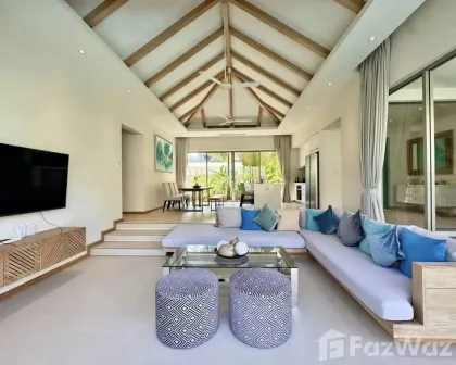 Villa estilo balinés de 3 dormitorios con piscina privada en Choeng Thale