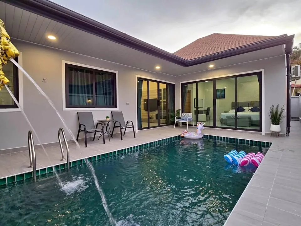Villa de luxe avec piscine 2 chambres à louer à Rawai, Phuket