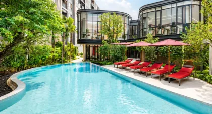 THE BASE Cherngtalay – Moderne 1-Zimmer-Wohnung 35m2 mit Bergblick