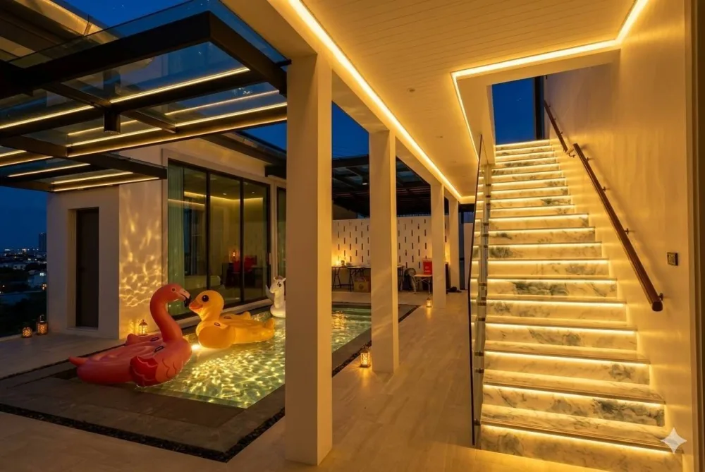 Brand-New 4BR Modern Pool Villa for Rent in Chalong - Soi Palai
