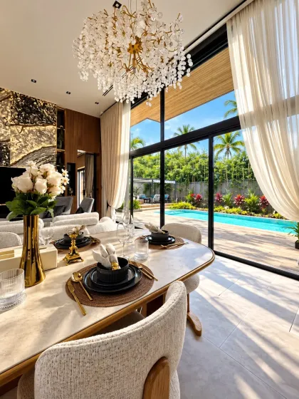 Luxus 4-Schlafzimmer-Poolvilla zur Miete in Suksan Fusion, Rawai