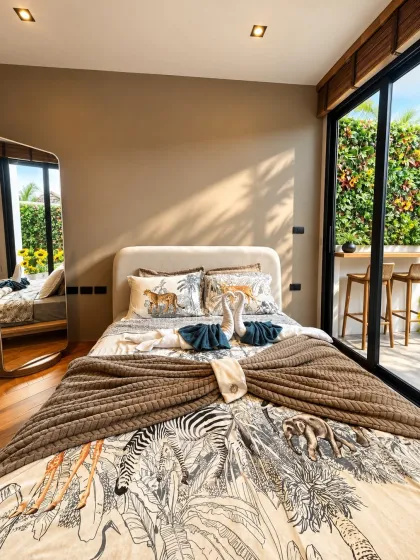 Luxus 4-Schlafzimmer-Poolvilla zur Miete in Suksan Fusion, Rawai
