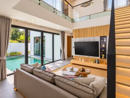 Villa moderne de luxe avec piscine à louer à Chalong