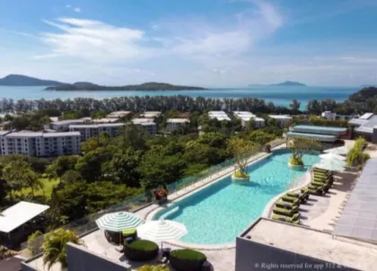 อพาร์ตเมนต์ 2 ห้องนอน วิวภูเขา ที่ราไวย์