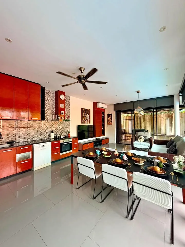 Fully Furnished 3-Bed, 4-Bath Villa with Private Pool in Cherng Talay