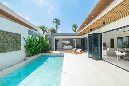 Villa de luxe 4 chambres avec piscine à Layan Lucky Villas, Phuket