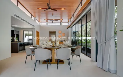 Вилла Botanica Modern Loft на углу, 3 спальни, 3 ванные, Таланг