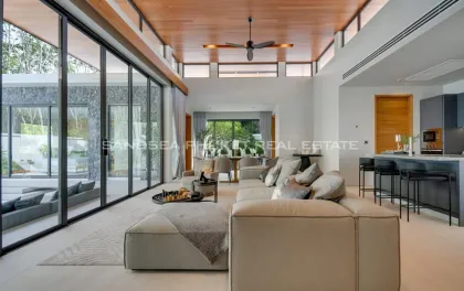 Вилла Botanica Modern Loft на углу, 3 спальни, 3 ванные, Таланг