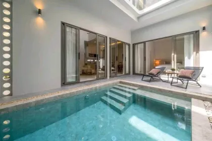 Stylish 3-Bedroom Pool Villa with Sea & Mountain View