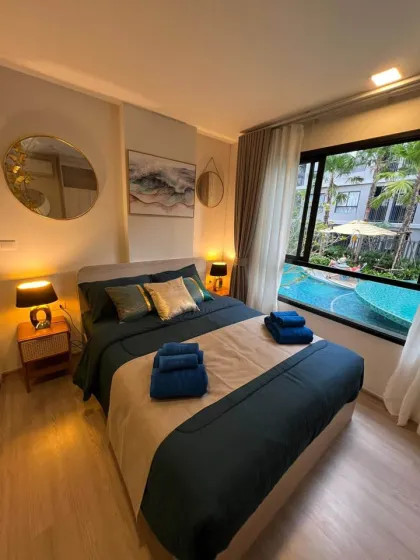 Condominio de 1 dormitorio y 1 baño en D Condo Reef, Kathu