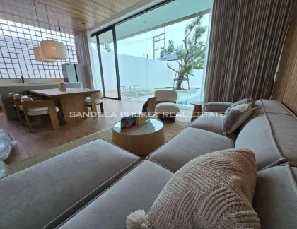 Moderne Japanische 3-Zimmer Villa mit Privatpool in Bang Tao