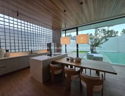 Moderne Japanische 3-Zimmer Villa mit Privatpool in Bang Tao