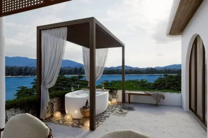 Villa de luxe 3 chambres avec piscine en bord de mer à Mai Khao