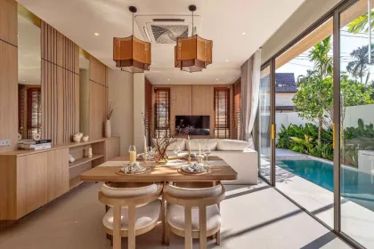 Villa con piscina cerca de playa Rawai - 3 hab. y 3 baños, amueblada