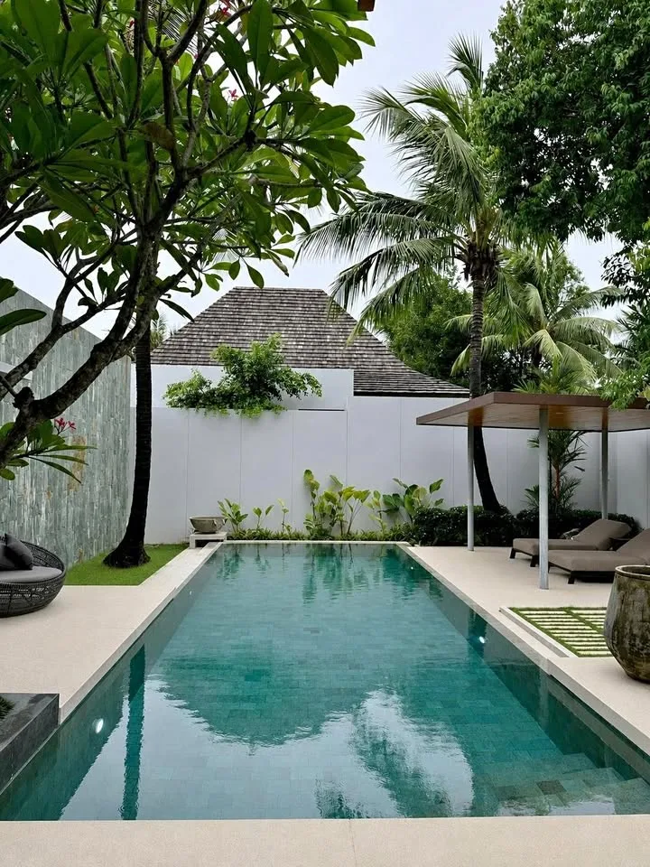 Villa con piscina privada 2 hab 2 baños en Cherng Talay