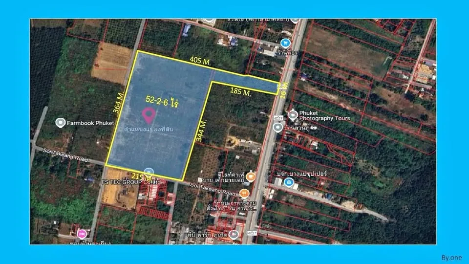 Land for Sale 45 Rai in Prime Pa Klok Location, Phuket