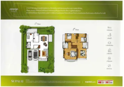 Просторная вилла с 4 спальнями в продаже в Supalai Palm Spring