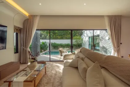 Villa con piscina de 2 dormitorios en venta en Shambhala Sol Villa, Chalong