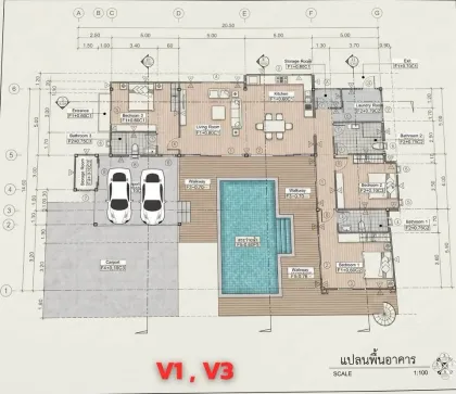 Роскошная вилла с 3 спальнями и 3 ванными в Sri Nang Din Grand Villa, Краби