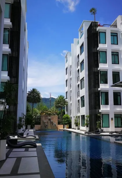 1-Zimmer Wohnung mit Privatpool in Kamala