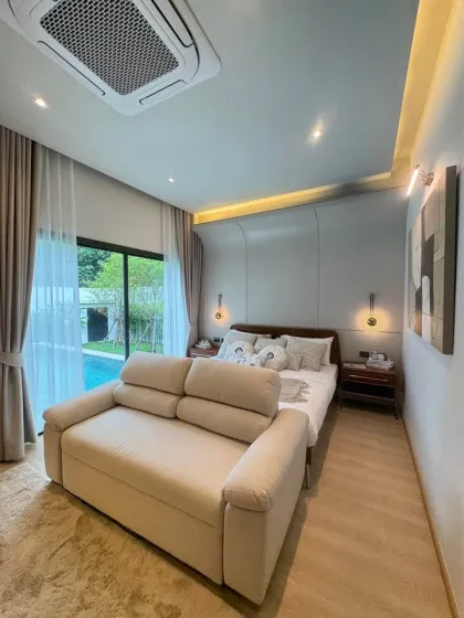 Роскошная вилла с 2 спальнями и бассейном в Shambhala Sol Villa, Чалонг