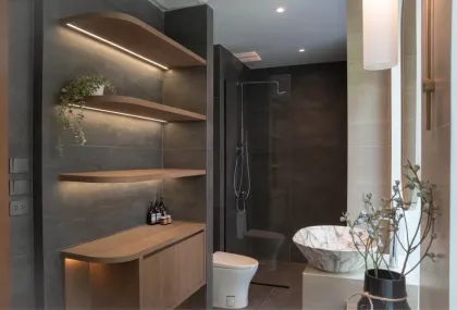 Роскошная вилла с 2 спальнями и бассейном в Shambhala Sol Villa, Чалонг
