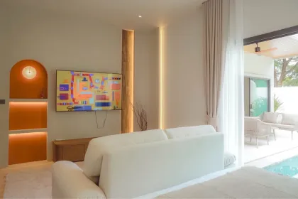 Роскошная вилла с 2 спальнями и бассейном в Shambhala Sol Villa, Чалонг