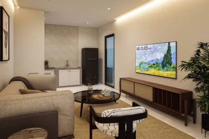 Двухспальная меблированная вилла с 2 ванными в Patak Villa, Чалонг