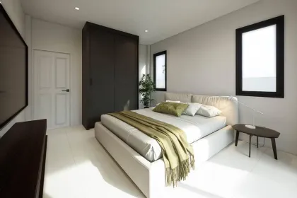 Двухспальная меблированная вилла с 2 ванными в Patak Villa, Чалонг