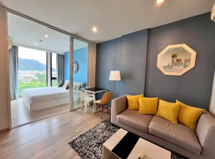 1-Bedroom Condo with Mountain View at The Base Uptown, Kathu