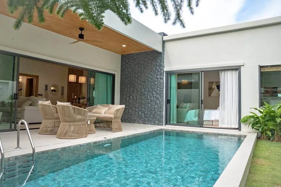 Villa de lujo de 2 habitaciones con piscina privada en Chalong
