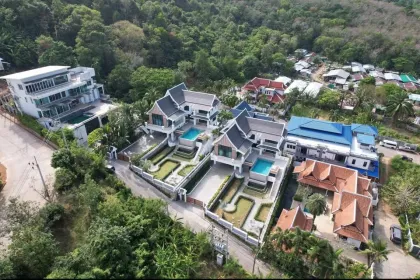 Twin Sea View Pool Villas with Stunning Ocean & Mountain Views
