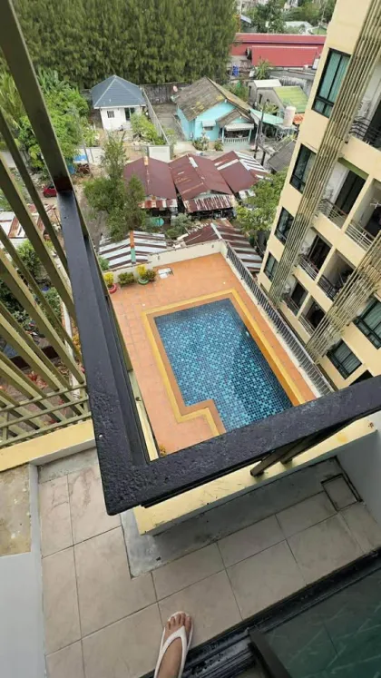 1 Schlafzimmer, Poolblick, Penthouse, 6. Etage