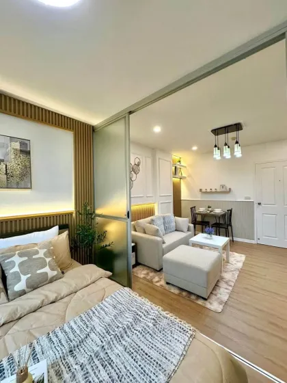 Condo 1 chambre en coin, 6e étage, D Condo Kathu, prêt à habiter