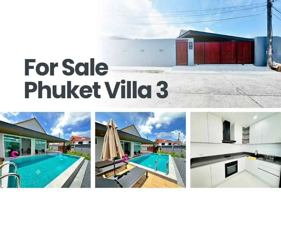 Villa recién renovada de 3 habitaciones con piscina privada en Phuket Villa 3
