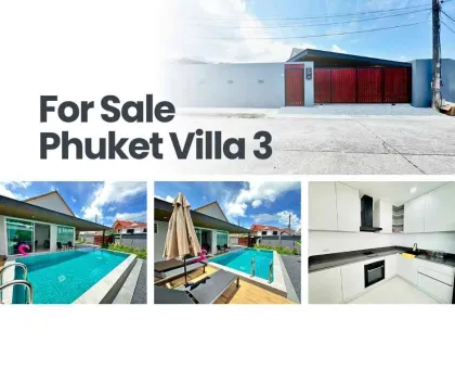 Недавно отремонтированная вилла с 3 спальнями и бассейном в Phuket Villa 3