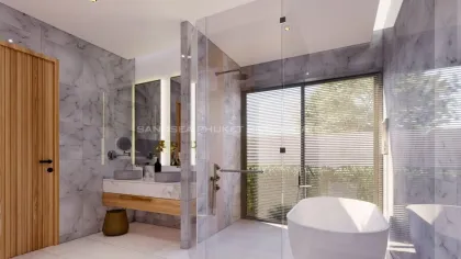 Villa Moderne avec 3 Chambres et 4 Salles de Bain à Bangjo