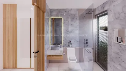 Villa Moderne avec 3 Chambres et 4 Salles de Bain à Bangjo